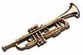 Trumpet Lapel Pin Gold